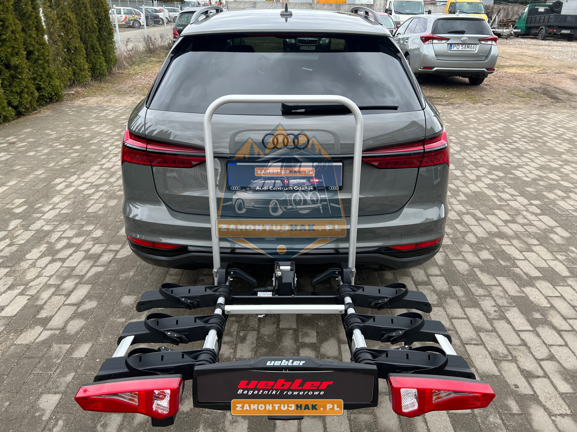 Bagażnik rowerowy Uebler i31s - idealne rozwiązanie dla Audi A6 C8, gdy planujesz wyjazd rowerowy